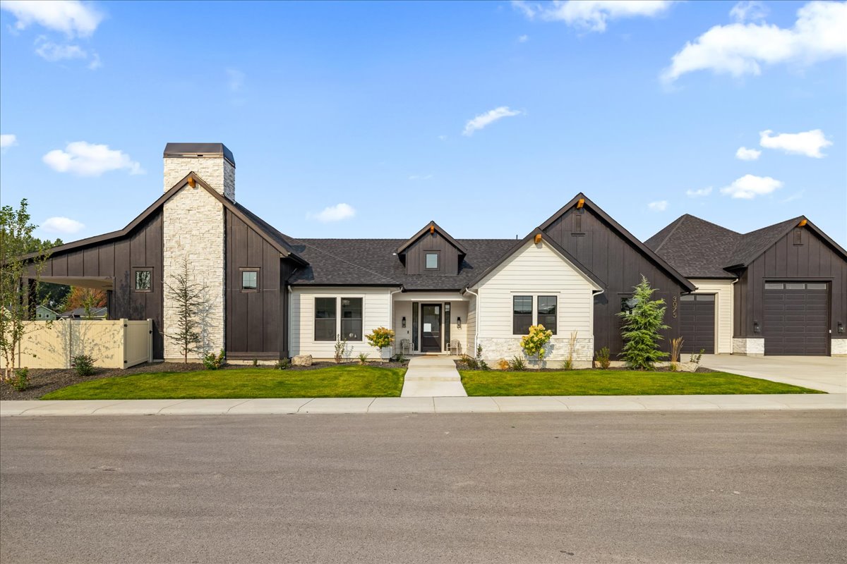 Large custom home with RV garage